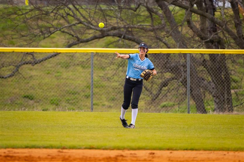 Centennial and Independence High schools play softball